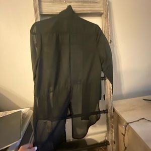 Half sheet long sleeve blouse